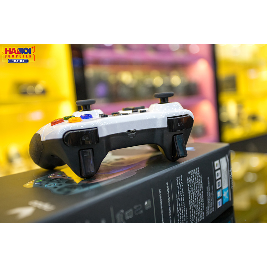 Tay cầm chơi game không dây Rapoo V600S Màu trắng