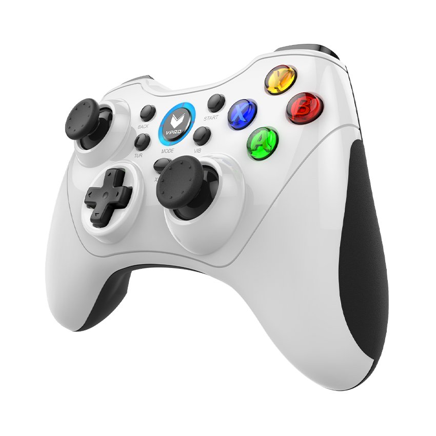 Tay cầm chơi game không dây Rapoo V600S Màu trắng