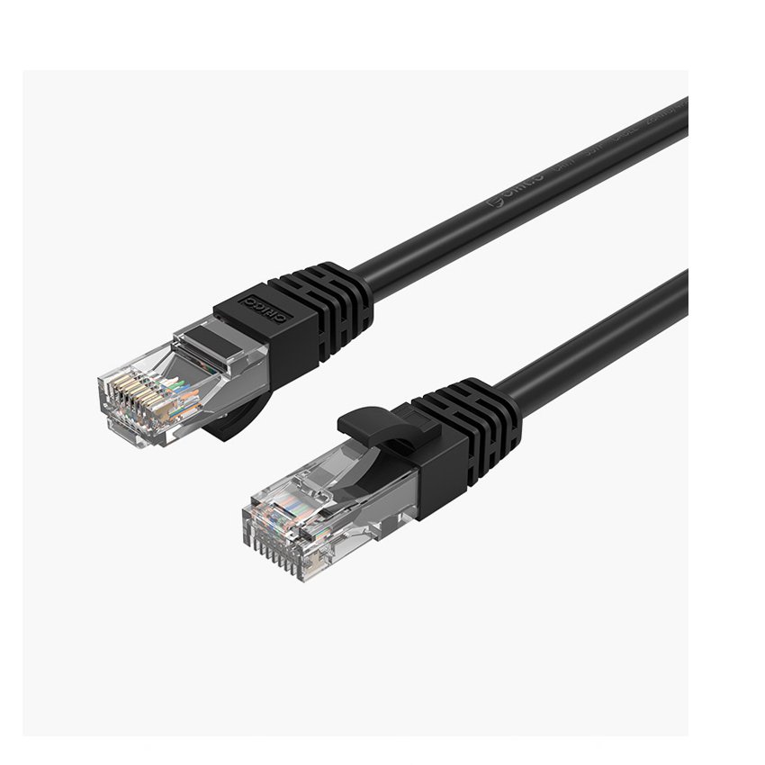 Cáp mạng đầu đúc Cat6 5m Orico PUG-C6-50-BK Đen