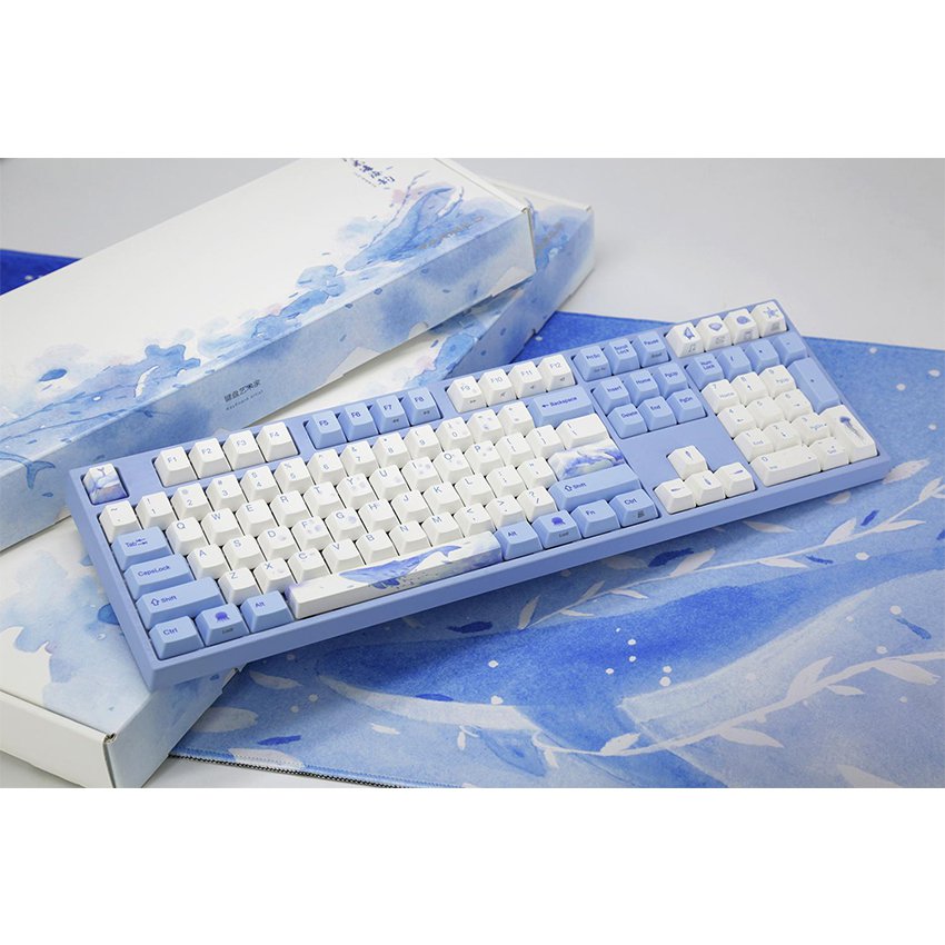 Bàn phím cơ Varmilo VA108M Sea Melody - Mechanical Cherry Red switch
