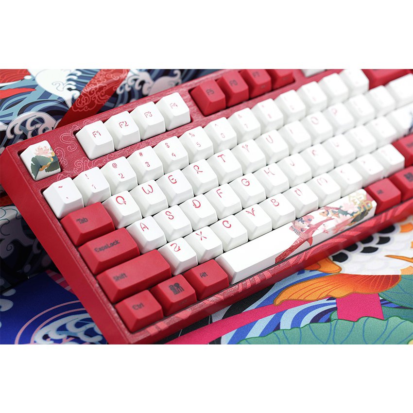 Bàn phím cơ Varmilo VA87M Koi - Mechanical Cherry Brown switch