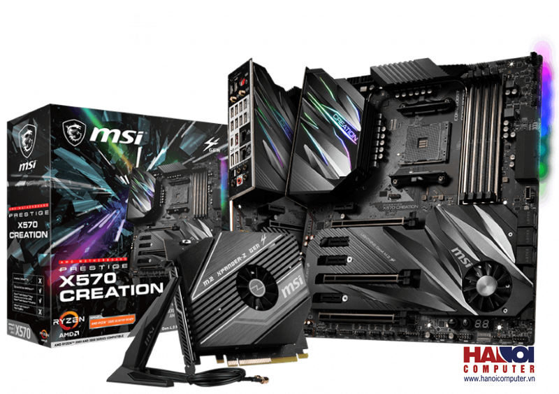 Mainboard MSI Prestige X570 CREATION (AMD X570, Socket AM4, E-ATX, 4 khe RAM DDR4)