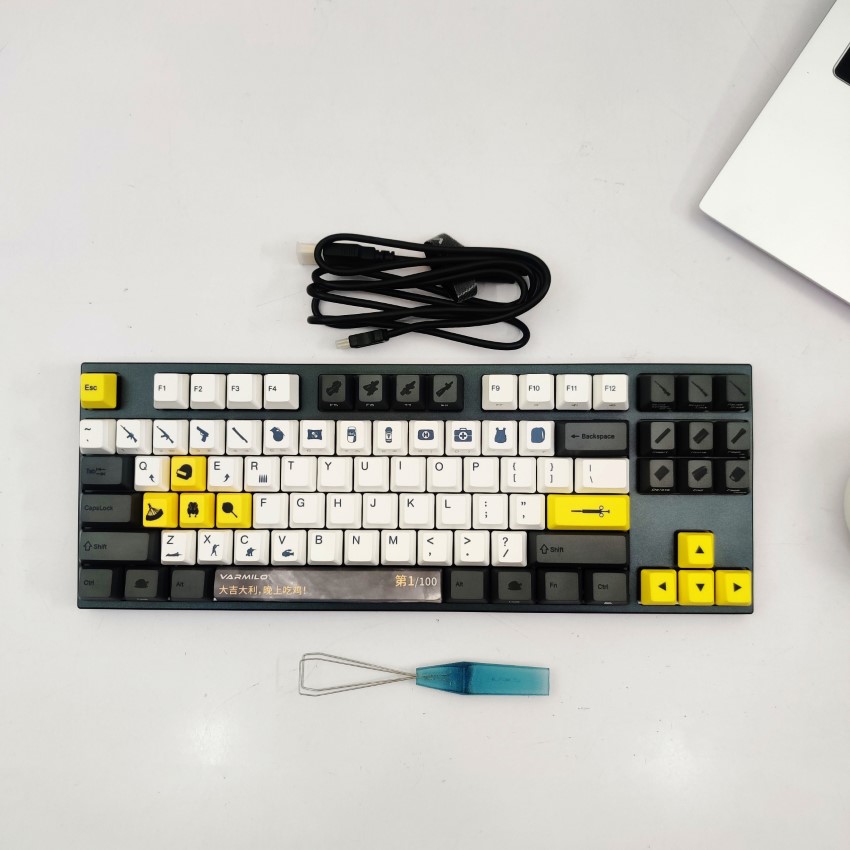 Bàn phím cơ Varmilo VA87M Chicken Dinner PUBG - Mechanical Cherry Red switch