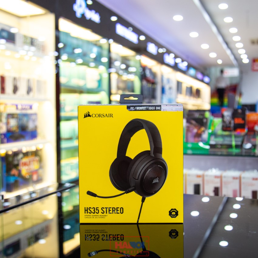 Tai nghe Corsair HS35 Stereo Carbon