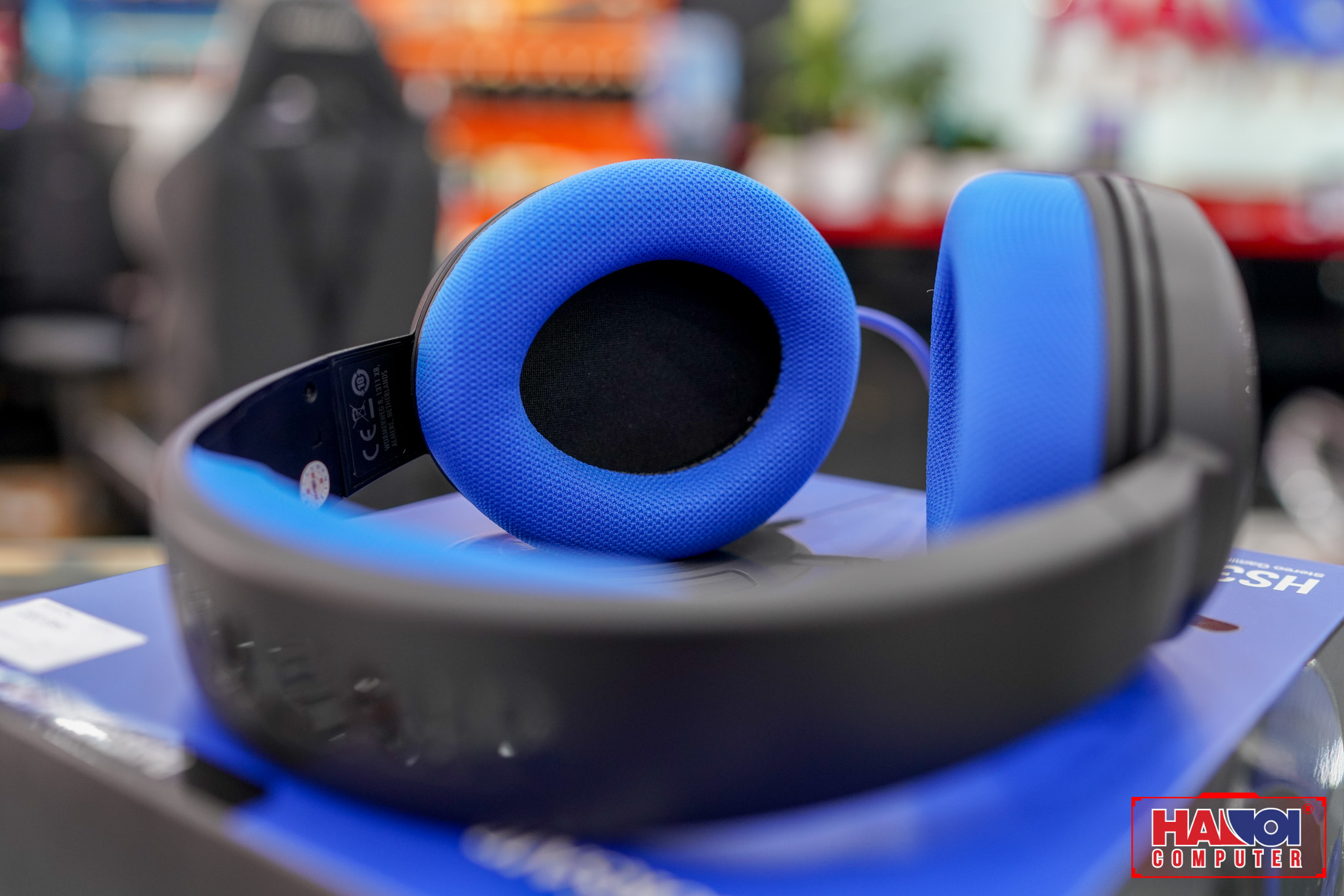 Tai nghe Corsair HS35 Stereo Blue