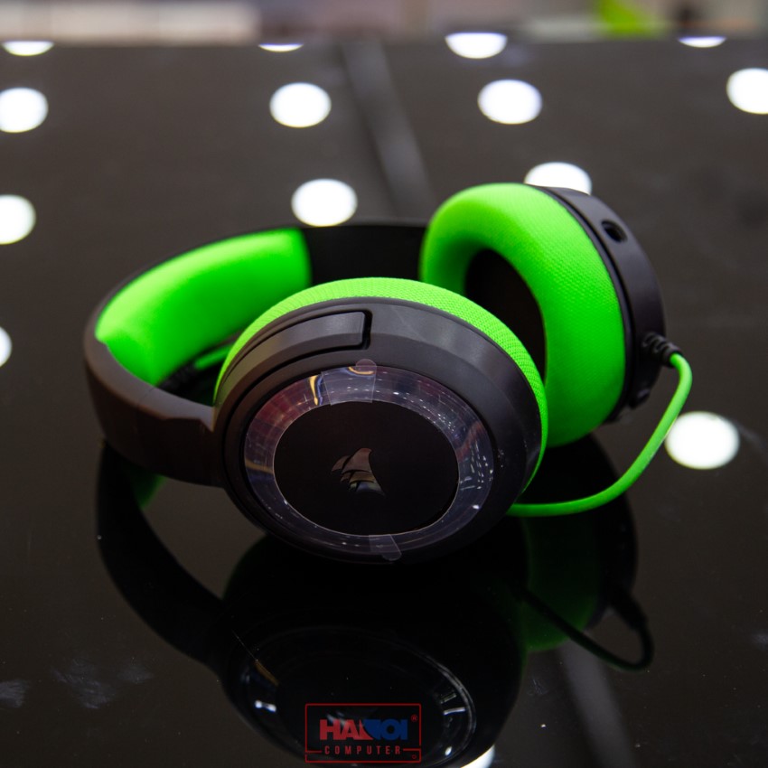 Tai nghe gaming Corsair HS35 Stereo Green