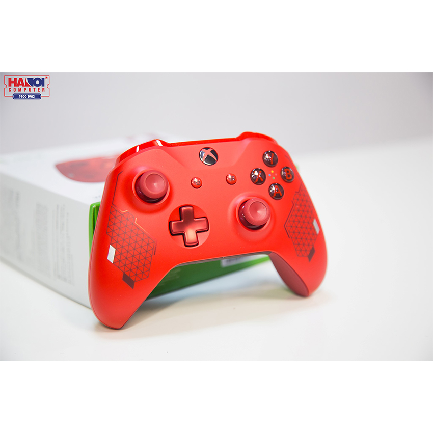 Tay cầm chơi game không dây Xbox One S - Sport Red