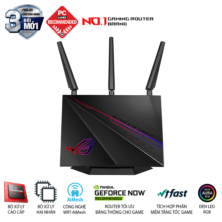 Router wifi Gaming ASUS  ROG Rapture GT-AC2900