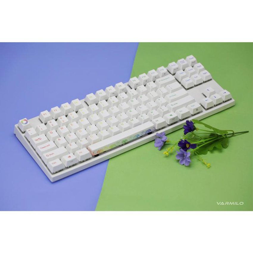 Bàn phím cơ Varmilo VA87M Rainbow Led RGB - Mechanical Cherry Brown Switch