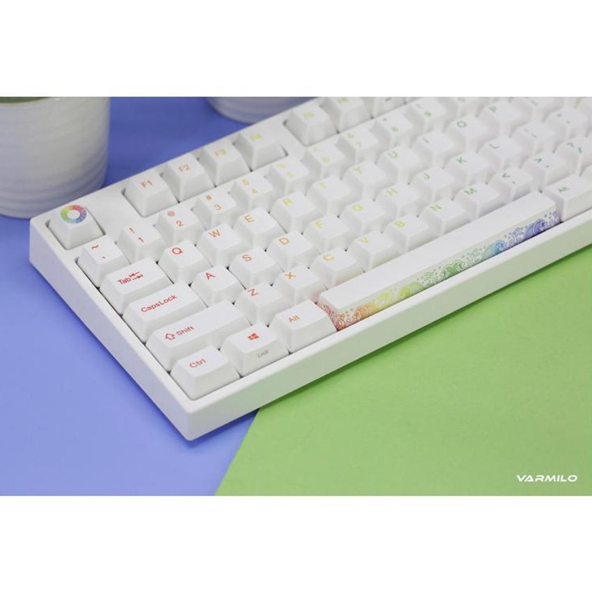 Bàn phím cơ Varmilo VA87M Rainbow Led RGB - Mechanical Cherry Red Switch
