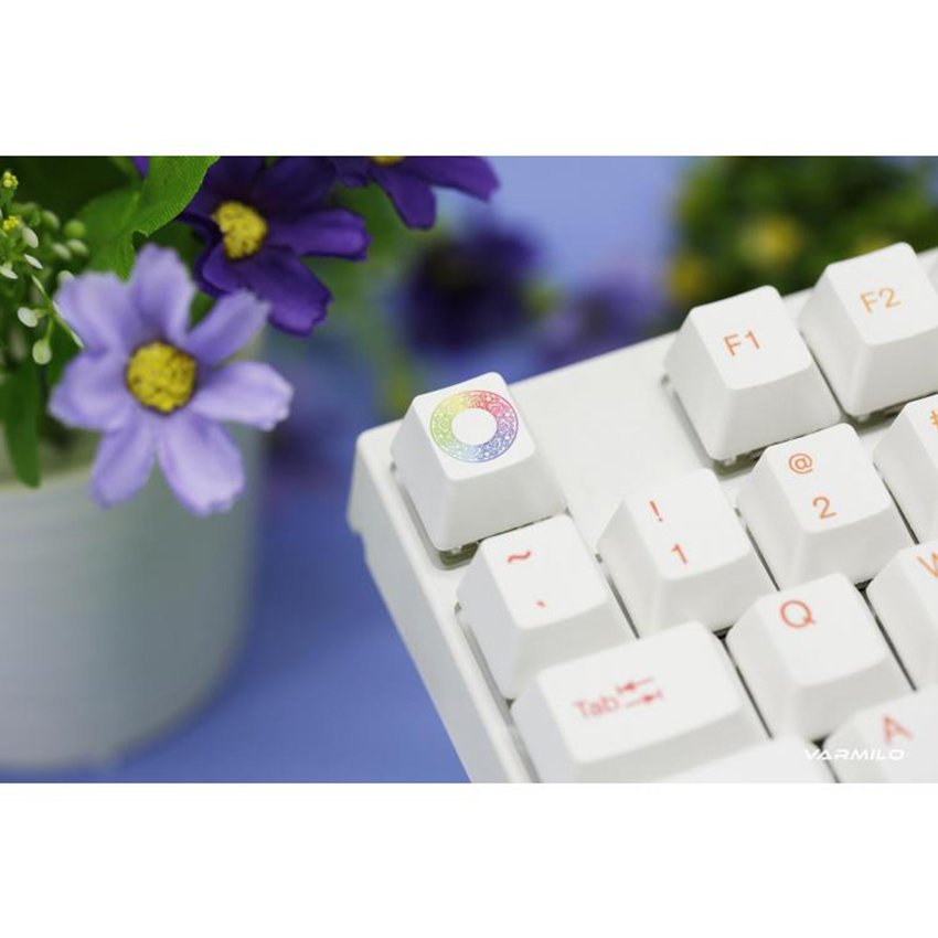 Bàn phím cơ Varmilo VA87M Rainbow Led RGB - Mechanical Cherry Red Switch