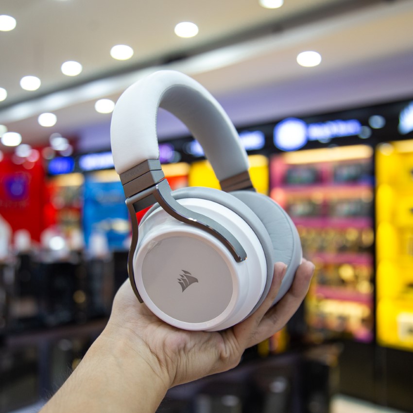 Tai nghe không dây Gaming Corsair Virtuoso RGB White (CA-9011186-AP)
