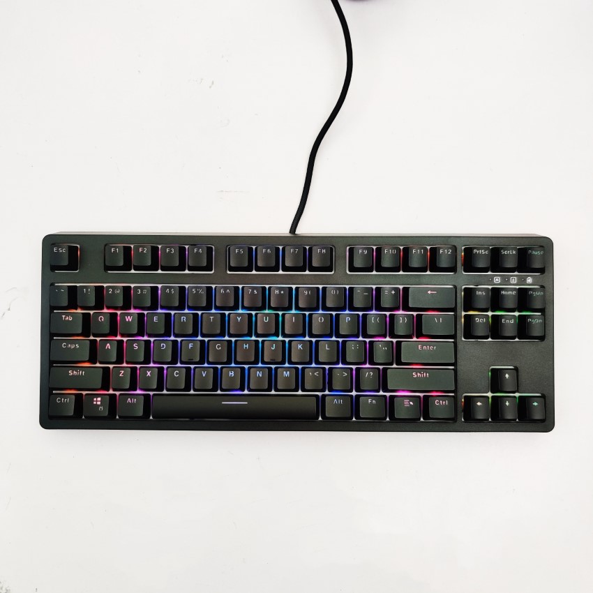 Bàn phím cơ E-Dra EK387 Mechanical Gaming Outemu Blue switch led RGB