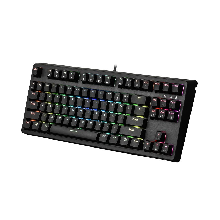 Bàn phím cơ E-Dra EK387 Mechanical Gaming Outemu Blue switch led RGB