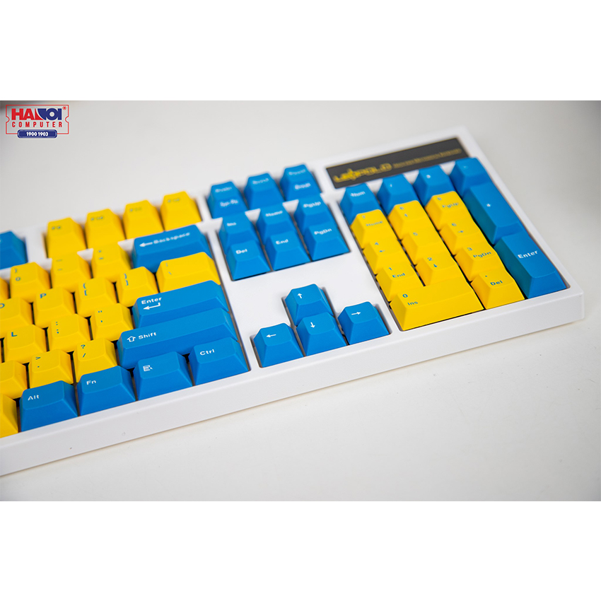 Bàn phím cơ Leopold FC900R PD Sweden White Blue sw