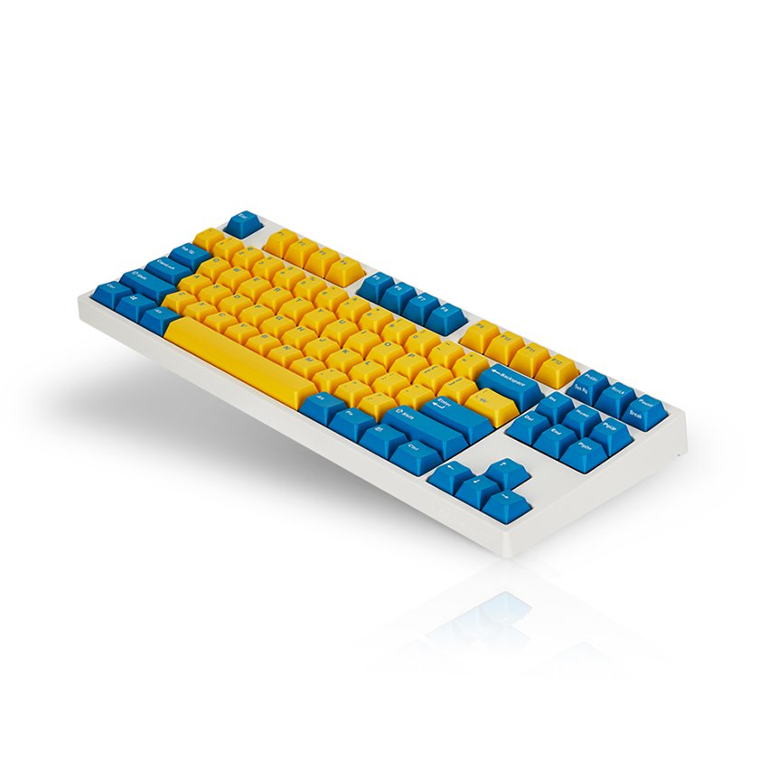 Bàn phím cơ Leopold FC750R PD Sweden White Blue sw