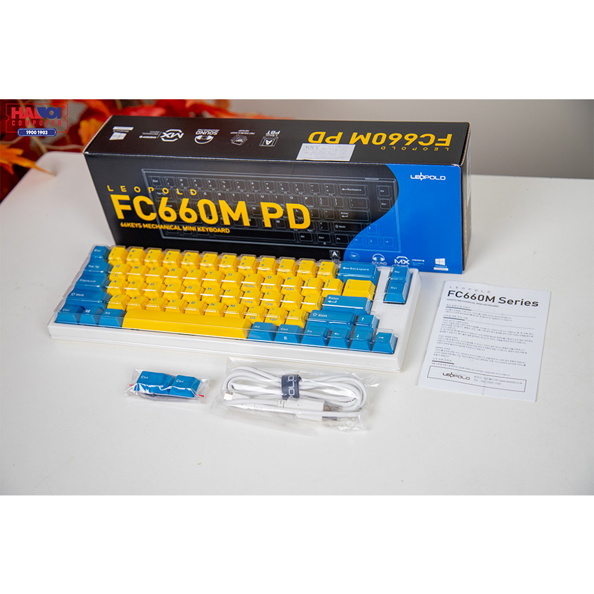 Bàn phím cơ Leopold FC660M PD Sweden Brown sw