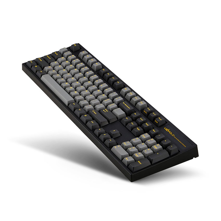 Bàn phím cơ Leopold FC900R PD Dark Gray / Yellow Font PBT Doubleshot Silent Red switch