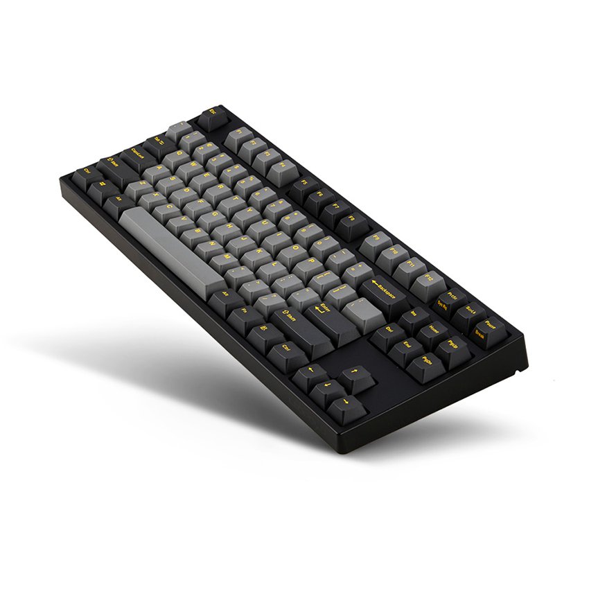 Bàn phím cơ Leopold FC750R PD Dark Gray / Yellow Font PBT Doubleshot Cherry Clear switch