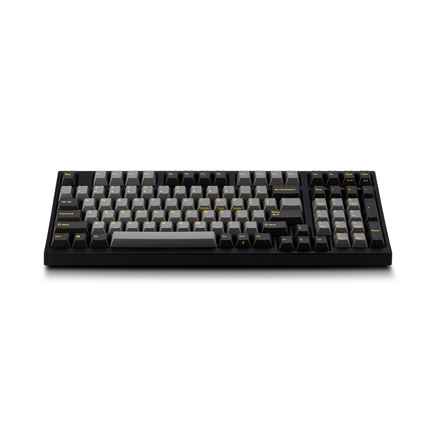 Bàn phím cơ Leopold FC980M PD Dark Gray / Yellow Font PBT Doubleshot Cherry Silent Red switch
