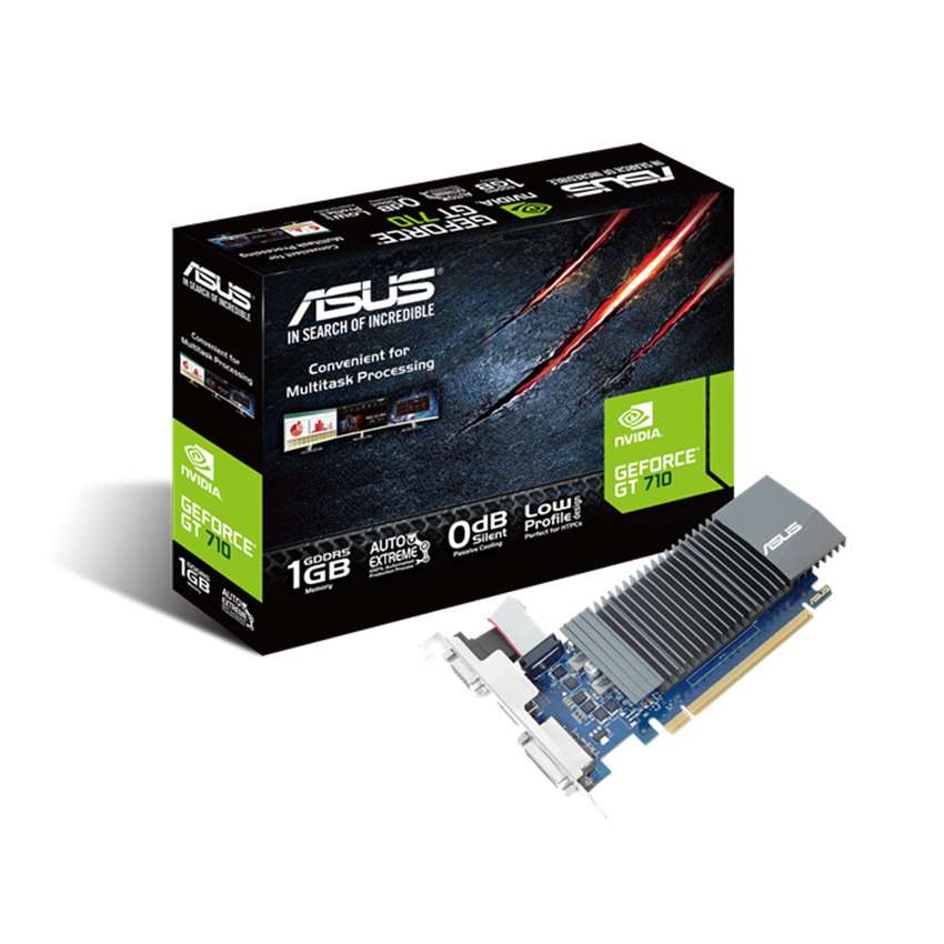 Card màn hình ASUS GT710-SL-1GD5 (1GB GDDR5, 64-bit, DVI+HDMI)