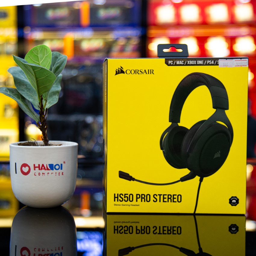 Tai nghe Gaming Corsair HS50 PRO Stereo Carbon