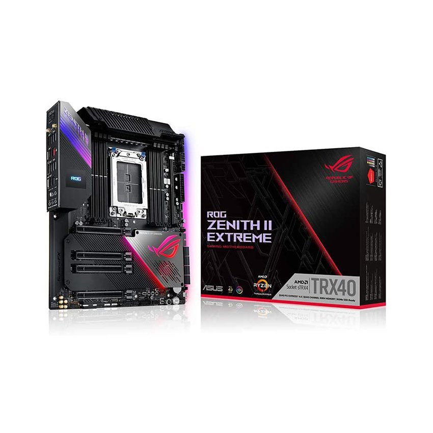 Mainboard ASUS ROG ZENITH II EXTREME TRX40 (AMD TRX40, Socket sTRX4, E-ATX, 8 khe RAM DDR4)