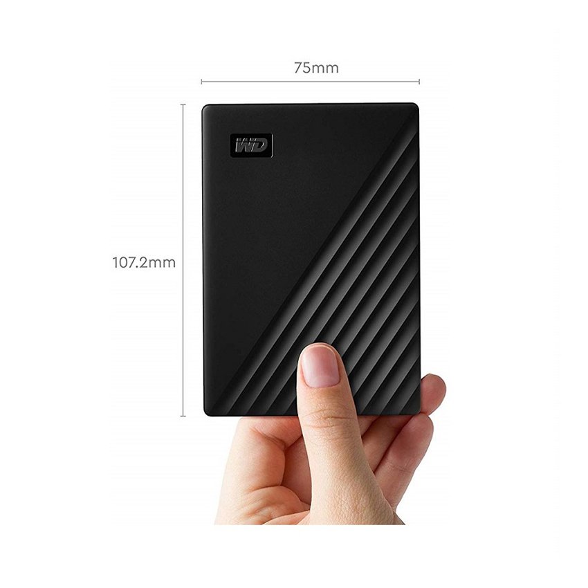 Ổ Cứng Di Động 2.5 inch WD My Passport 4TB USB3.2 - WDBPKJ0040BBK-WESN màu đen