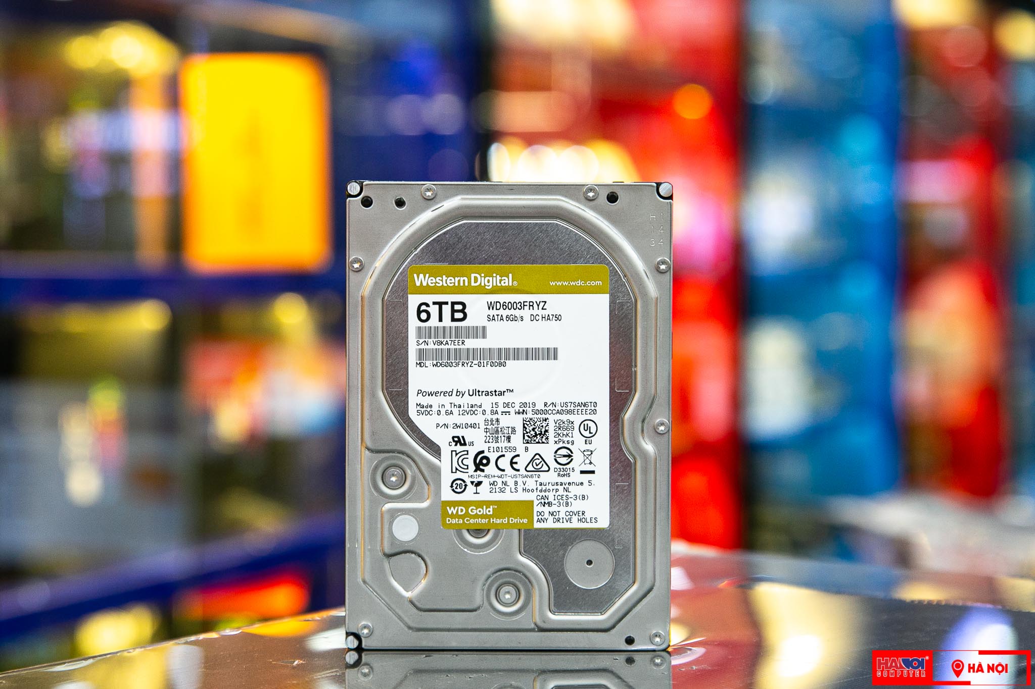 HDD WD Gold (6TB/3.5 inch/SATA 3/256MB Cache/7200RPM) (WD6003FRYZ)