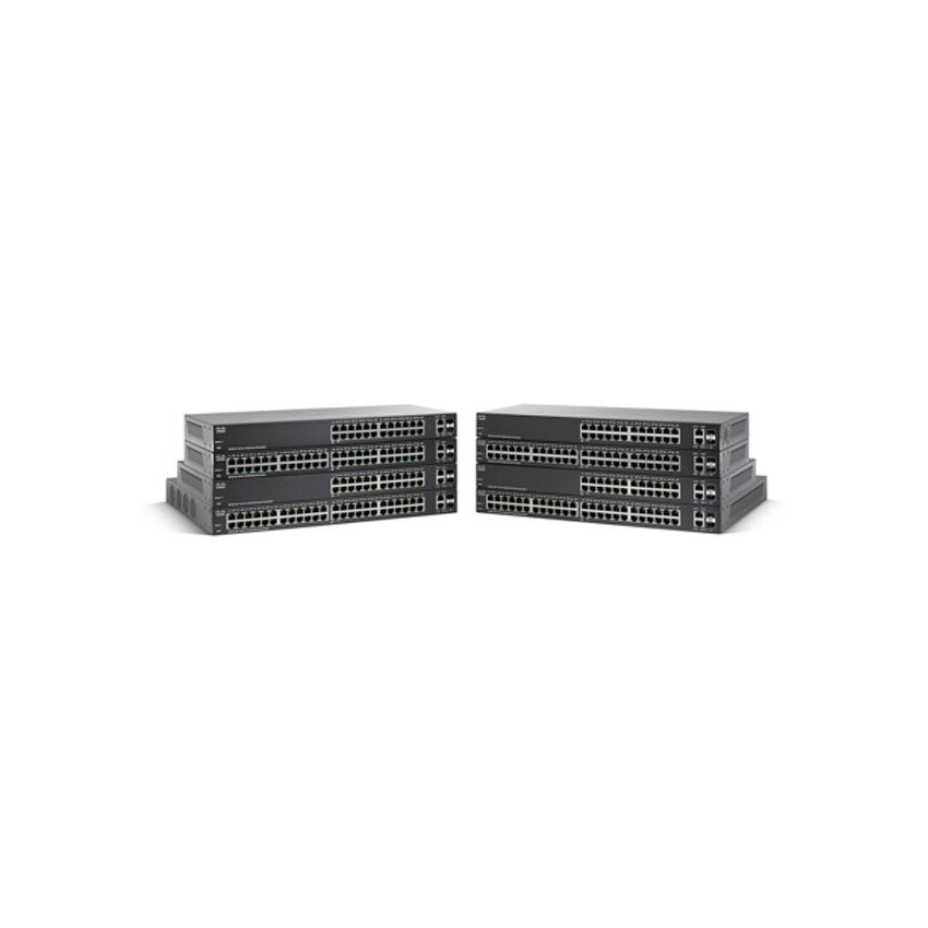 Switch Cisco SF220-48-K9-EU 48 Port 10/100 + 2 Gigabit RJ45/SFP combo port
