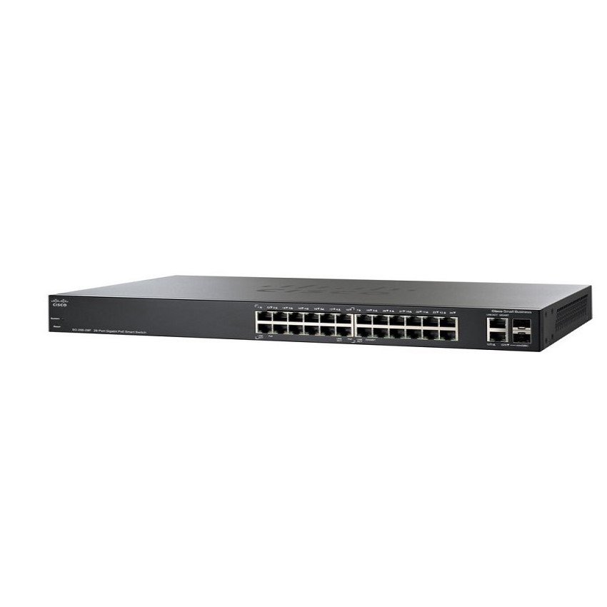 Switch Cisco SG250-26-K9-EU 24 Port 10/100/1000 + 2 Gigabit copper/SFP combo ports