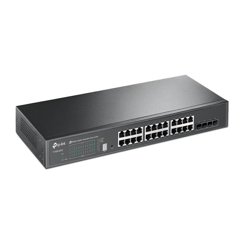 Switch TP-Link T1700G-28TQ JetStream 24-Port Gigabit Stackable Smart Switch with 4 10GE SFP+ Slots