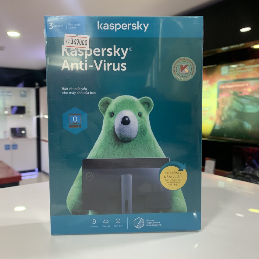 Kaspersky antivirus - 3PC/1Năm