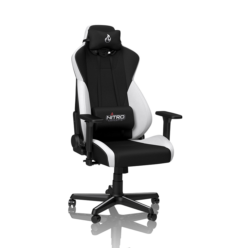 Ghế gamer Nitro Concepts Radiant White (S300EX-WB)