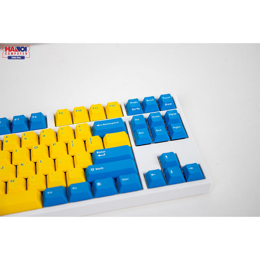 Bàn phím cơ Leopold FC750R PD Swedish White Clear Switch