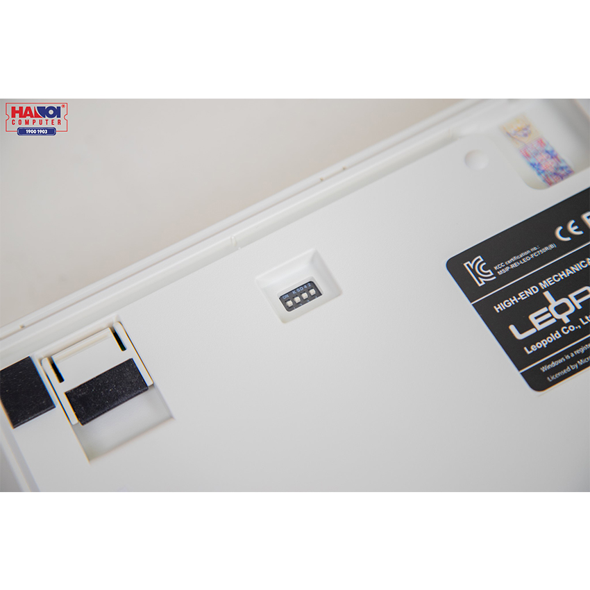 Bàn phím cơ Leopold FC750R PD Swedish White Clear Switch