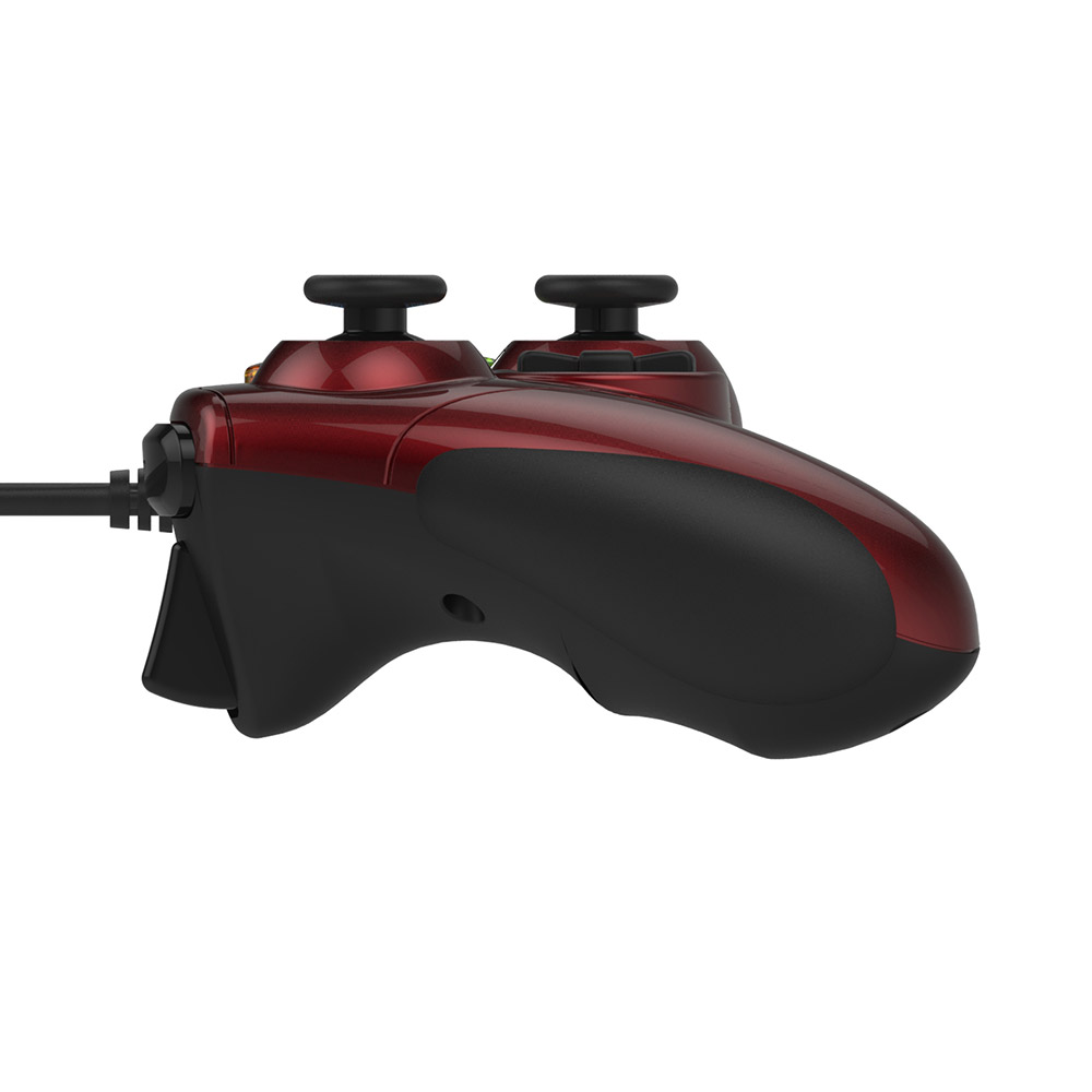 Tay cầm chơi game có dây Rapoo V600 màu đỏ
