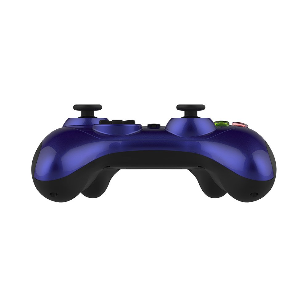 Tay cầm chơi game có dây Rapoo V600 màu xanh