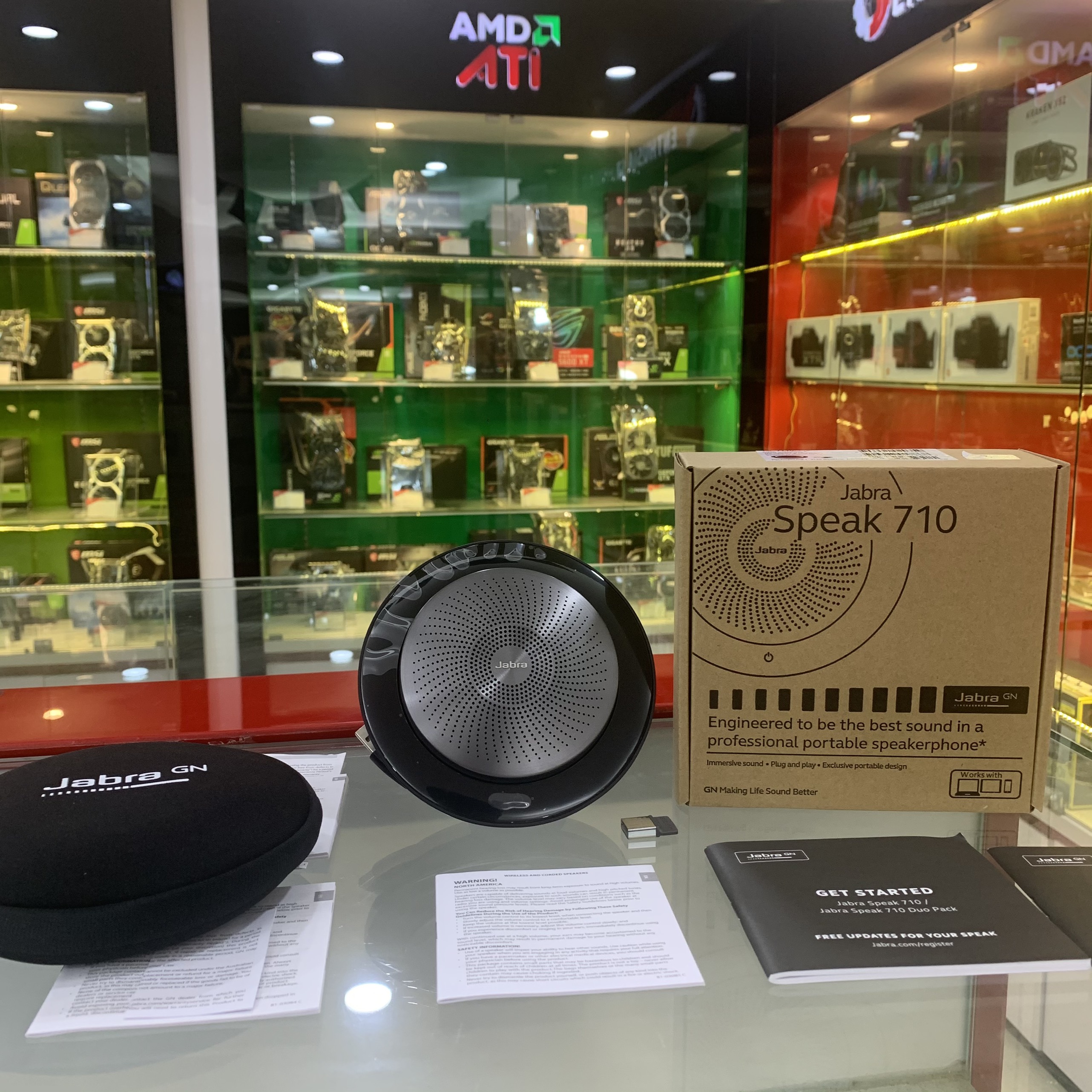 Loa hội nghị không dây Bluetooth Jabra SPEAK 710 MS (kèm mic)