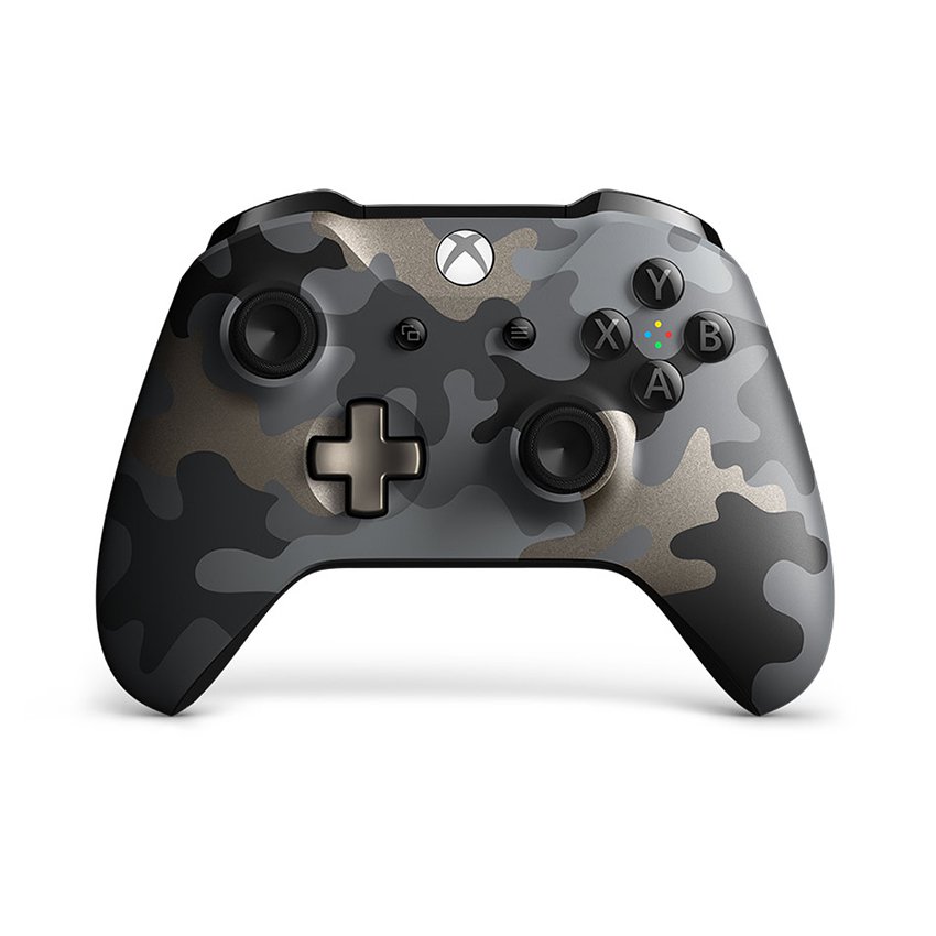 Tay cầm chơi game không dây Xbox One S - Night Ops Camo Special Edition