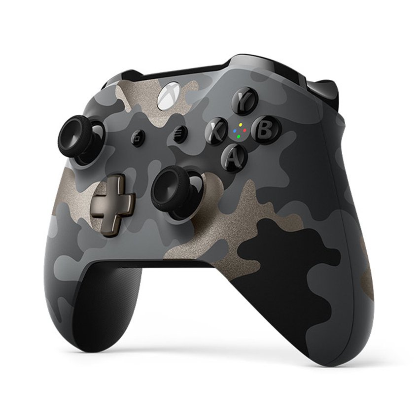 Tay cầm chơi game không dây Xbox One S - Night Ops Camo Special Edition