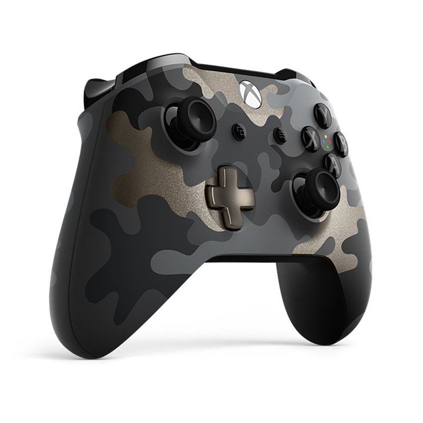 Tay cầm chơi game không dây Xbox One S - Night Ops Camo Special Edition