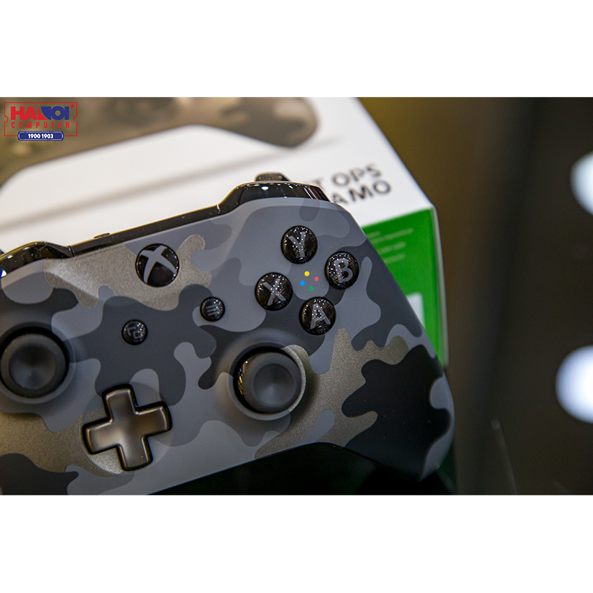Tay cầm chơi game không dây Xbox One S - Night Ops Camo Special Edition