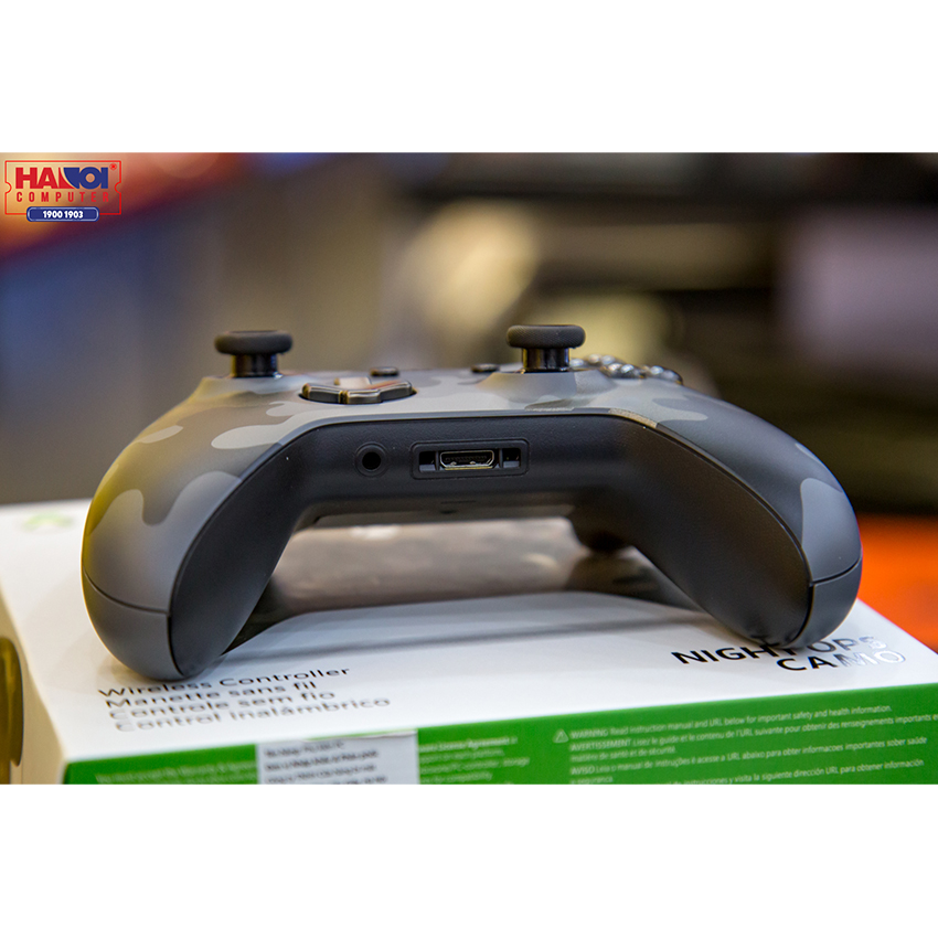 Tay cầm chơi game không dây Xbox One S - Night Ops Camo Special Edition