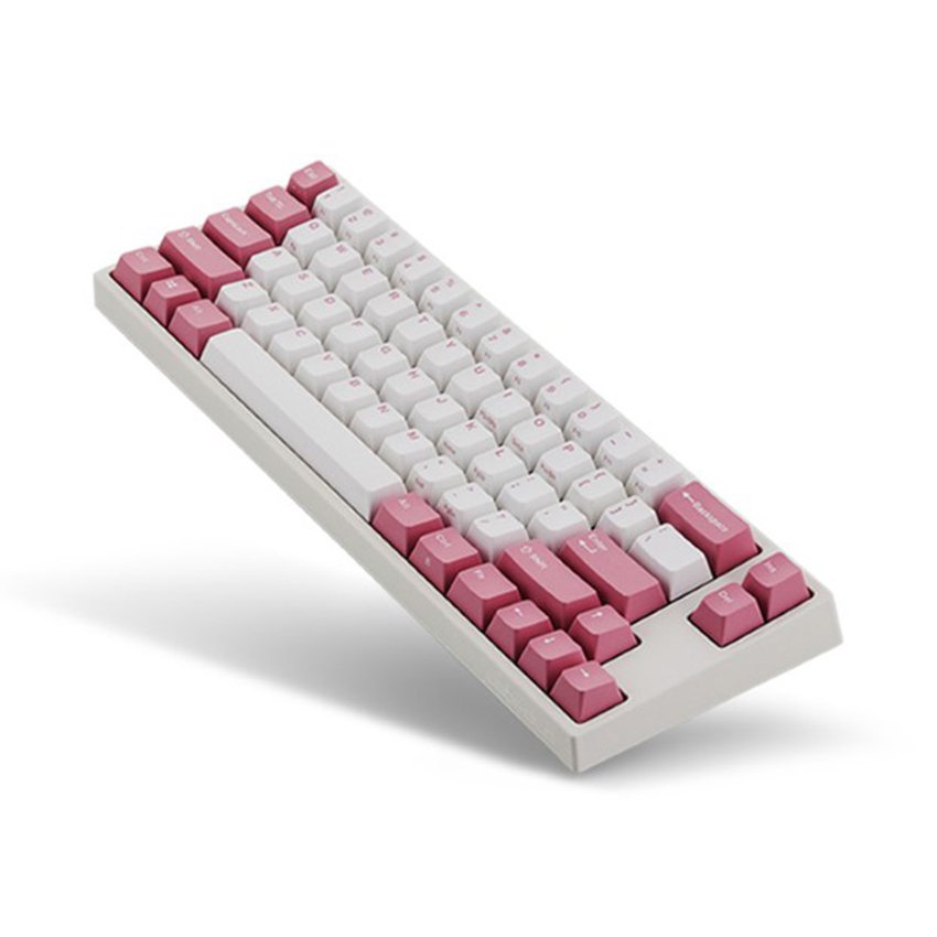 Bàn phím cơ Leopold FC660M White Pink OE Cherry Blue Switch