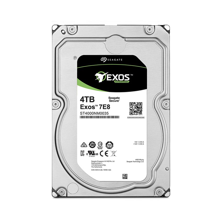 Ổ cứng HDD Seagate Exos 4TB (7.2K RPM SAS 512N 3.5 inch , 256MB Cache) (ST4000NM003A)