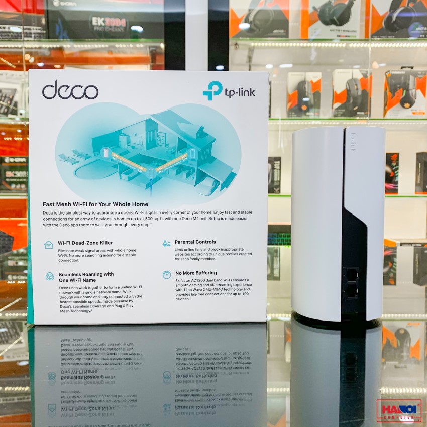 Bộ phát wifi mesh TP-Link Deco M4 (1 Pack) AC1200