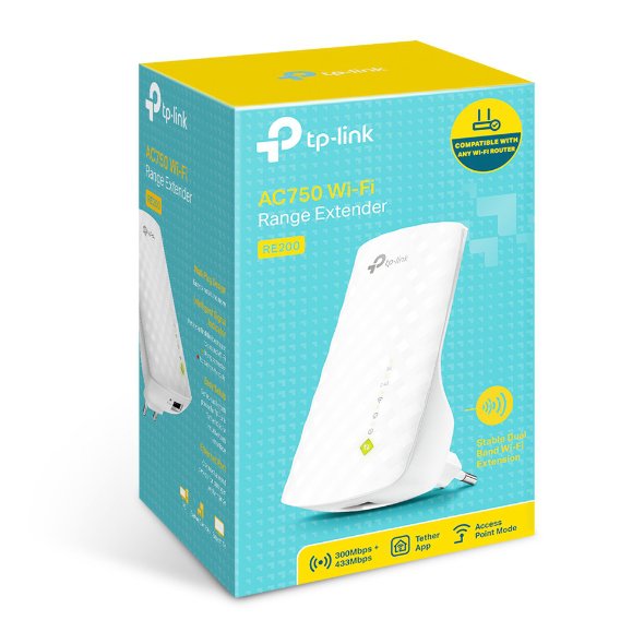 Bộ mở rộng sóng Wi-Fi TP-Link RE200 AC750