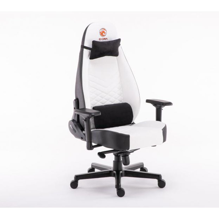 Ghế chơi game Bigboss EGC2021 Lux màu trắng - E-Dra