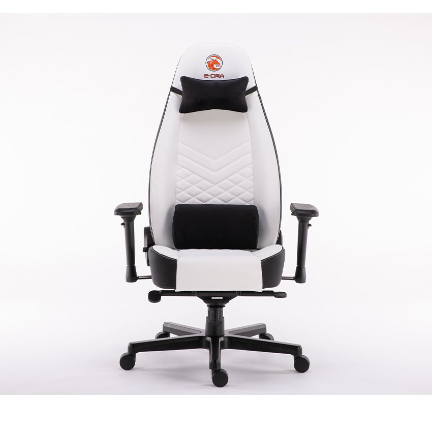Ghế chơi game Bigboss EGC2021 Lux màu trắng - E-Dra